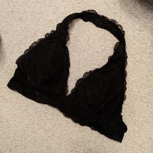 Free Press Lace Halter Bralette, Large
